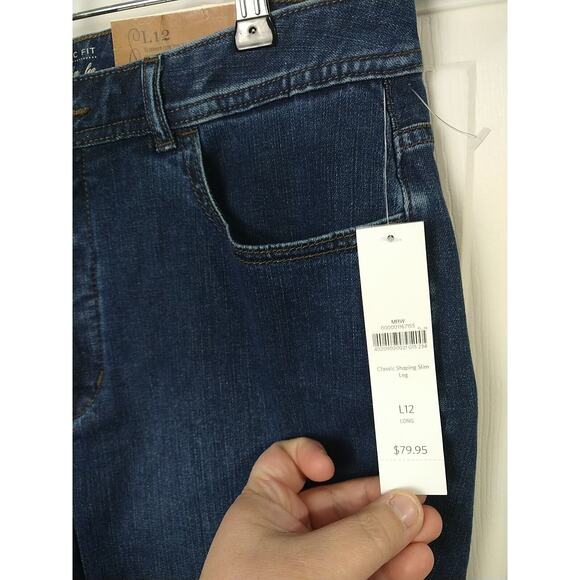 Cold Water Creek Woman 12L Jeans blueClassic Shaping Slim Leg Shaped Hips Casual - Picture 5 of 11